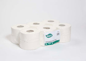 mini jumbo toilet rolls 2 ply 12 rolls per case