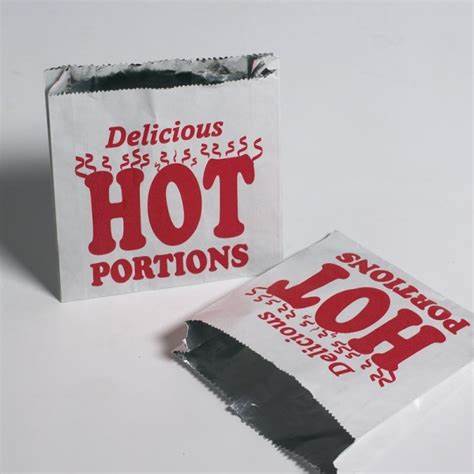 Chicken Portions Hot Food Foil Bag 7x9x7 inch (500 per case)