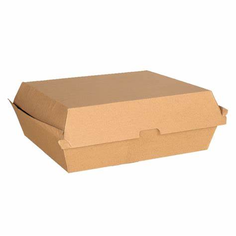 #10 corrugated clam shell- large lunch box (hp3) (4x50)
